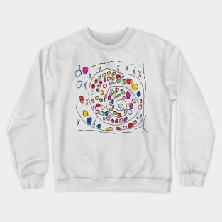 Abstract spiral Crewneck Sweatshirt